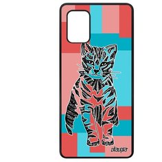 Чехол на смартфон Galaxy A71, "Кот" Бенгальский Пушистый Utaupia