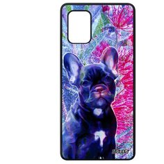 Чехол на смартфон Samsung Galaxy A71, "Бульдог" Щенок Телохранитель Utaupia