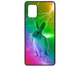 Чехол на смартфон Samsung Galaxy A71, "Кролик" Пушистый Домашний Utaupia