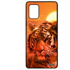 Чехол на смартфон Galaxy A71, "Царь тигр" Хозяин Хищник Utaupia