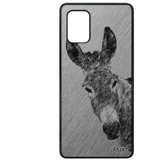 Чехол на смартфон Galaxy A71, "Осел" Глупец Лошадь Utaupia