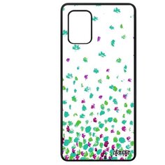 Чехол на смартфон Galaxy A71, "Снег" Хлопья Фон Utaupia