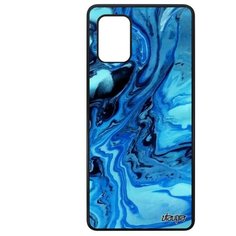 Чехол на смартфон Galaxy A71, "Волны" Живопись Фон Utaupia