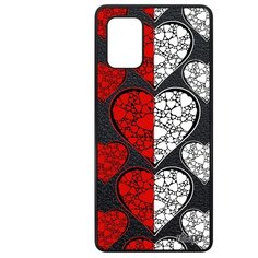 Чехол на смартфон Samsung Galaxy A71, "Флаг Польши с сердцем" Государственный Туризм Utaupia