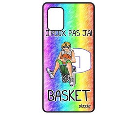 Чехол на смартфон Galaxy A71, "Не могу - у меня баскетбол!" Комикс Стадион Utaupia