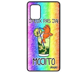 Чехол на смартфон Galaxy A71, "Не могу - у меня мохито!" Карикатура Комикс Utaupia