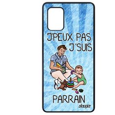 Чехол на смартфон Samsung Galaxy A71, "Не могу - стал крестным!" Карикатура Повод Utaupia