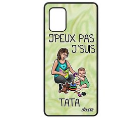 Чехол на смартфон Samsung Galaxy A71, "Не могу - стала тетей!" Карикатура Семья Utaupia