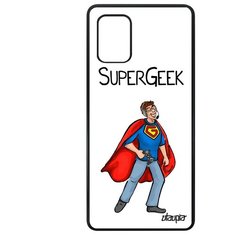 Чехол на смартфон Samsung Galaxy A71, "Супергик" Смешной Герой Utaupia