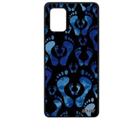 Чехол на смартфон Samsung Galaxy A71, "След стопы" Шажок Отпечаток Utaupia