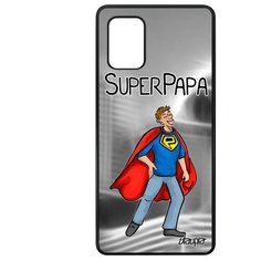 Чехол на смартфон Galaxy A71, "Суперпапа" Шутка Семья Utaupia