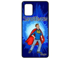 Чехол на смартфон Galaxy A71, "Супердядя" Супергерой Семья Utaupia