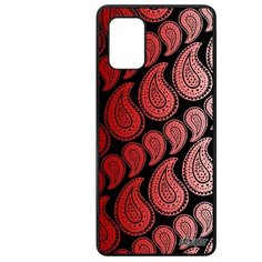 Чехол на смартфон Galaxy A71, "Кружевной узор" Восточный Пейсли Utaupia