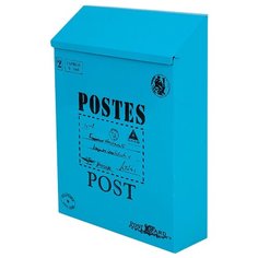 Ящик почтовый Monblick Post, с замком, голубой