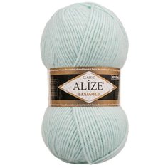 Пряжа ALIZE Lanagold 100гр., 240м (49%шерсть, 51%акрил) (522 мята) 5 шт