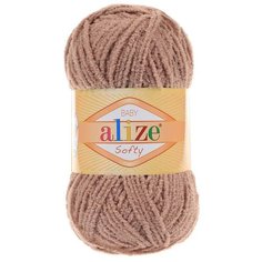 Пряжа ALIZE Softy (100% микрополиэстер) (617 бежевый) 5 шт