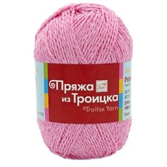 Пряжа из Троицка Ромашка 100гр. 210м. (50% хлопок, 50% вискоза) (5051 мулине (светло-розовый)) 5 шт Троицкая камвольная фабрика