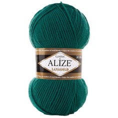 Пряжа ALIZE Lanagold 100гр., 240м (49%шерсть, 51%акрил) (507 античный зеленый) 5 шт