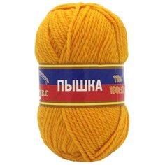Пряжа Камтекс Пышка (100%шерсть) (104 желтый) 10 шт