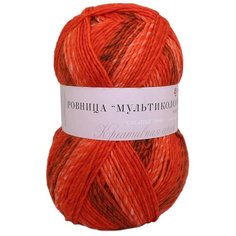 Пряжа Пехорка Ровница Мультиколоровая 200гр. 400м. (50%шерсть, 50%акрил) (819 М) 5 шт