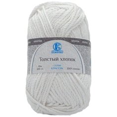 Пряжа Камтекс Толстый хлопок 100гр.100м. (100% хлопок) (002 отбелка) 10 шт