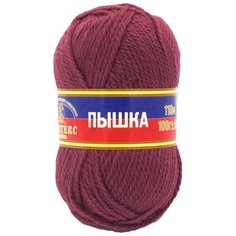 Пряжа Камтекс Пышка (100%шерсть) (088 брусника) 10 шт