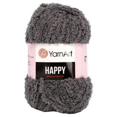 Пряжа YarnArt Happy 100гр 175м (100% микрополиэстер) (784 т. серый) 4 шт
