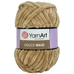 Пряжа YarnArt Dolce Maxi 200гр 70м (100% микрополиэстер) (747 св-коричневый) 2 шт