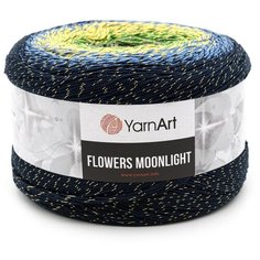 Пряжа YarnArt Flowers Moonlight 260гр 1000м (53% хлопок, 43% полиакрил, 4% металлик) (3250 секционный) 2 шт