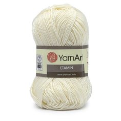 Пряжа YarnАrt Etamin 30гр 180м (100% акрил) (423 молочный) 10 шт