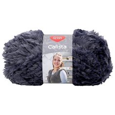 Пряжа Red Heart Calista 100гр 60м (100% полиэстер) (00006 т.-синий) 5 шт