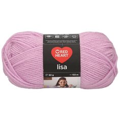 Пряжа Red Heart Lisa 50гр 133м (100% акрил) (08367 розовый марципан) 10 шт