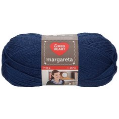 Пряжа Red Heart Margareta 50гр 257м (100% акрил) (01199 синий) 10 шт