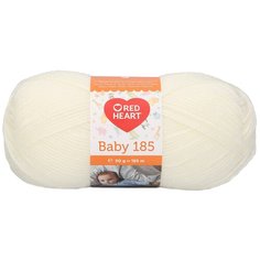 Пряжа Red Heart Baby 185 50гр 185м (100% акрил) (01002 кремовый) 10 шт