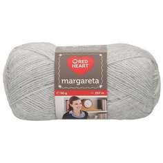 Пряжа Red Heart Margareta 50гр 257м (100% акрил) (00095 светло-серебристый меланж) 10 шт