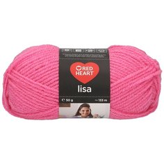 Пряжа Red Heart Lisa 50гр 133м (100% акрил) (08305 конфетка) 10 шт