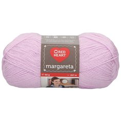 Пряжа Red Heart Margareta 50гр 257м (100% акрил) (01201 св.-сиреневый) 10 шт