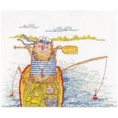 Набор для вышивания PANNA "Удачная рыбалка" 25x19 см