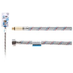 Подводка гибкая для воды иголка м10 длинная - гайка 1/2 50 см AV Engineering (AVE20250)