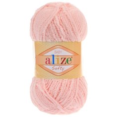 Пряжа ALIZE Softy (100% микрополиэстер) (340 пудра) 5 шт