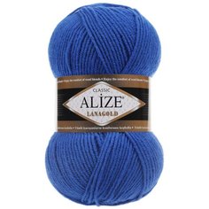 Пряжа ALIZE Lanagold 100гр., 240м (49%шерсть, 51%акрил) (141 василек) 5 шт