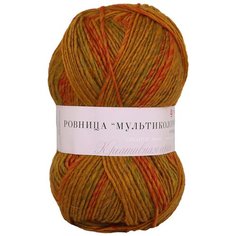 Пряжа Пехорка Ровница Мультиколоровая 200гр. 400м. (50%шерсть, 50%акрил) (922 М) 5 шт