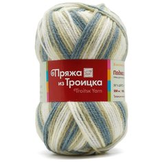 Пряжа из Троицка Подмосковная принт, секц. 100гр. 250м. (50%шерсть, 50%акрил) (4178 секционный) 10 шт Троицкая камвольная фабрика
