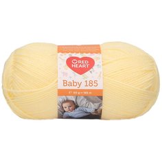 Пряжа Red Heart Baby 185 50гр 185м (100% акрил) (01021 ванильный) 10 шт