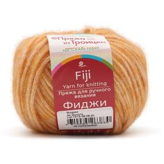 Пряжа из Троицка Фиджи 50гр. 95м. (20% мериносовая шерсть, 60% хлопок, 20% акрил) (34 золото) 5 шт Троицкая камвольная фабрика