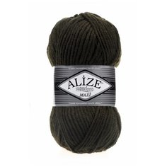 Пряжа ALIZE Superlana maxi 100гр. 100м. (75% акрил, 25%шерсть) ТУ (241 темно зеленый) 5 шт