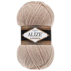 Пряжа ALIZE Lanagold 100гр., 240м (49%шерсть, 51%акрил) (05 бежевый) 5 шт
