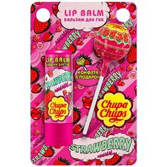 Набор Бальзам для губ Chupa chups Клубника и Карамель