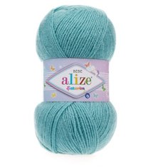 Пряжа ALIZE SEKERIM BEBE 100гр. 320м (100% акрил) (124 лазурный) 5 шт