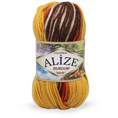 Пряжа ALIZE Burcum Batik 100гр. 210м. (100% акрил) ТУ (6060) 5 шт